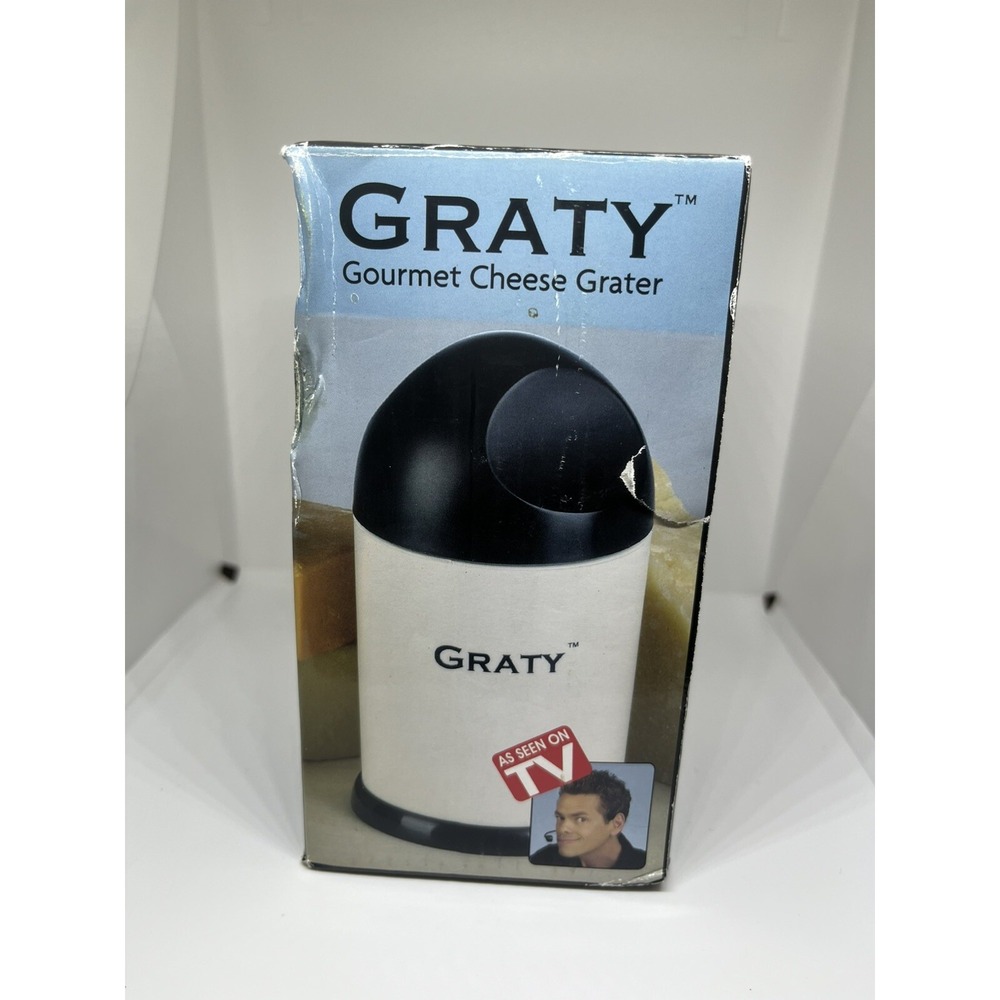 Graty Gourmet Cheese Grater for Cheeses,Nuts,Bread & Hard Eggs Instructions New